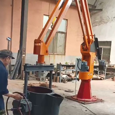 Hand-Wheel Casting Manipulator for Foundry Metal Pouring